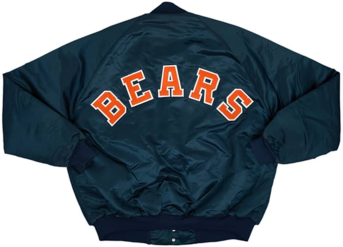 1990s Chicago Bears Chalk Line Satin Varsity Jacket - 7/10 - (XXL)