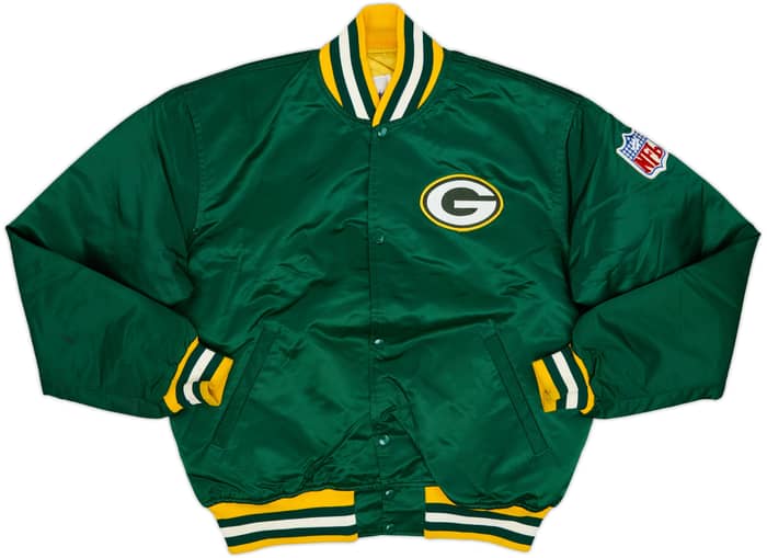 1980s Green Bay Packers Starter Satin Varsity Jacket - 7/10 - (XL)