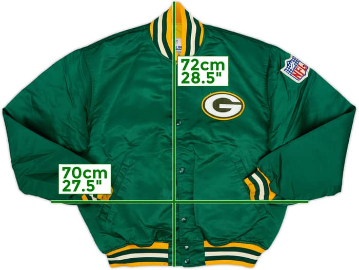 1980s Green Bay Packers Starter Satin Varsity Jacket - 5/10 - (L)