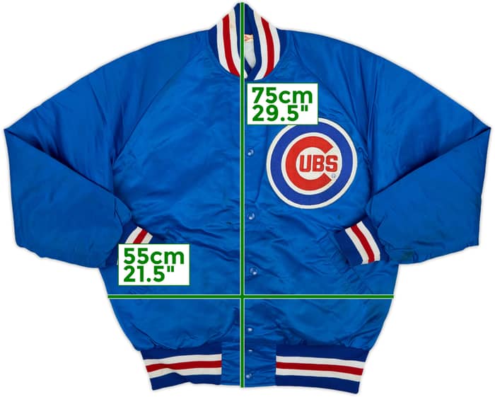 1980s Chicago Cubs Art-Flo Satin Varsity Jacket - 6/10 - (L)