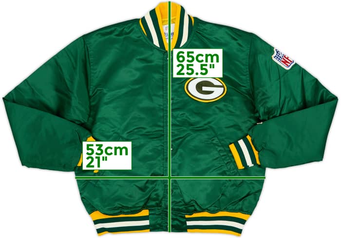 1980s Green Bay Packers Starter Satin Varsity Jacket - 8/10 - (S)