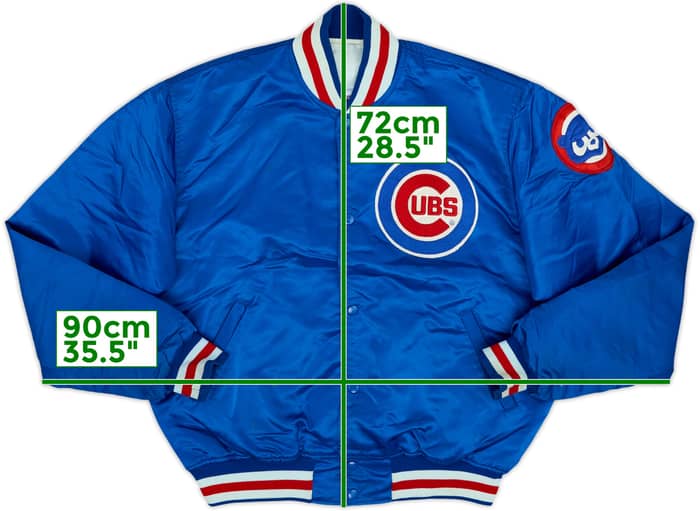 1980s Chicago Cubs Starter Satin Varsity Jacket - 6/10 - (L)