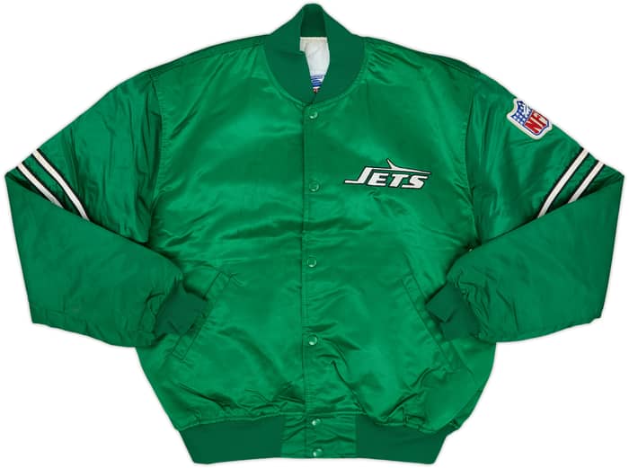 1980s New York Jets Starter Satin Varsity Jacket - 6/10 - (L)