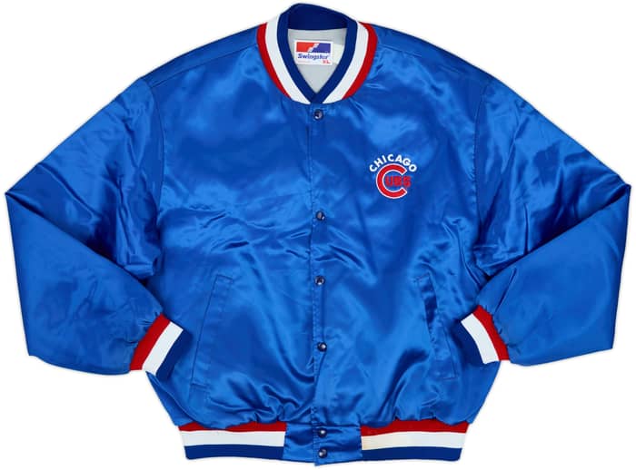 1990s Chicago Cubs Swingster Satin Varsity Jacket - 9/10 - (XL)