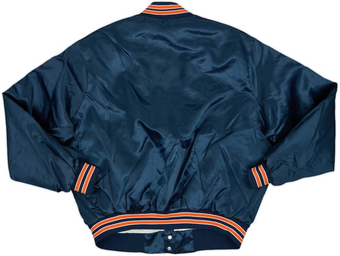 1990s Chicago Bears Chalk Line Satin Varsity Jacket - 7/10 - (XL)