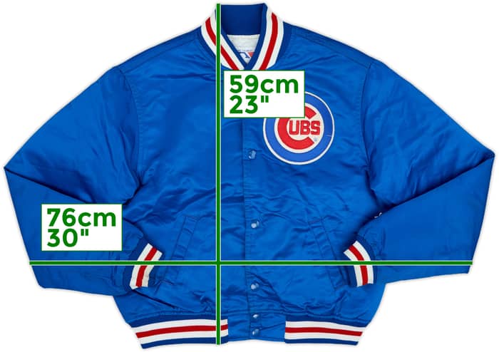 1980s Chicago Cubs Starter Satin Varsity Jacket - 8/10 - (L.Boys)