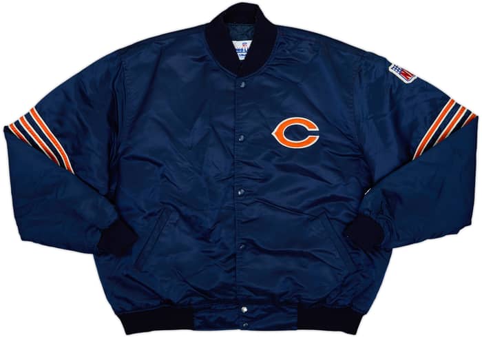 1980s Chicago Bears Starter Satin Varsity Jacket - 8/10 - (XXL)