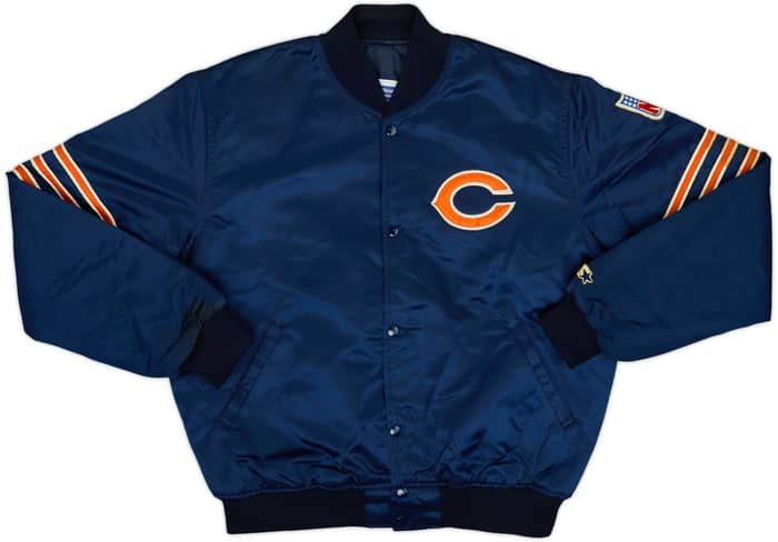 1980s Chicago Bears Starter Satin Varsity Jacket - 8/10 - (L)