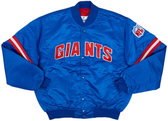 1980s New York Giants Starter Satin Varsity Jacket - 8/10 - (L)