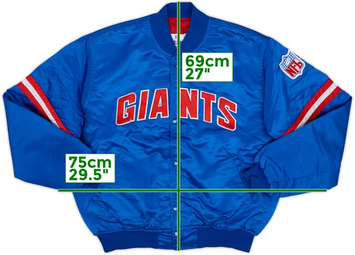 1980s New York Giants Starter Satin Varsity Jacket - 8/10 - (L)