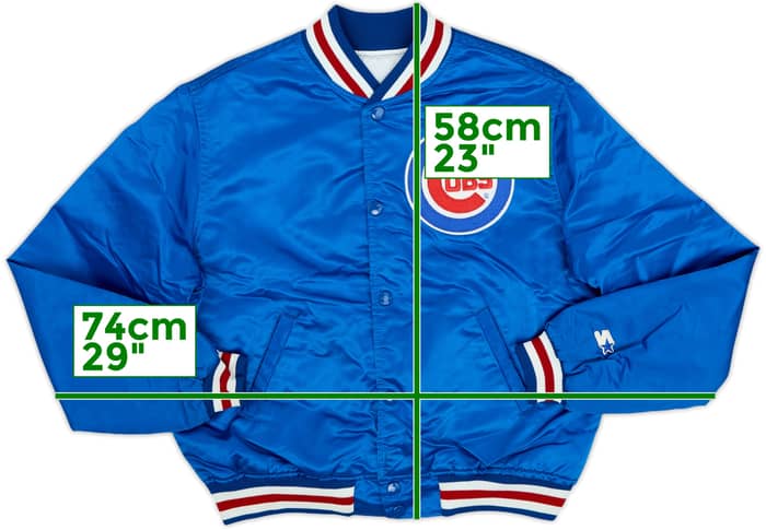 1980s Chicago Cubs Starter Satin Varsity Jacket - 9/10 - (L.Boys)