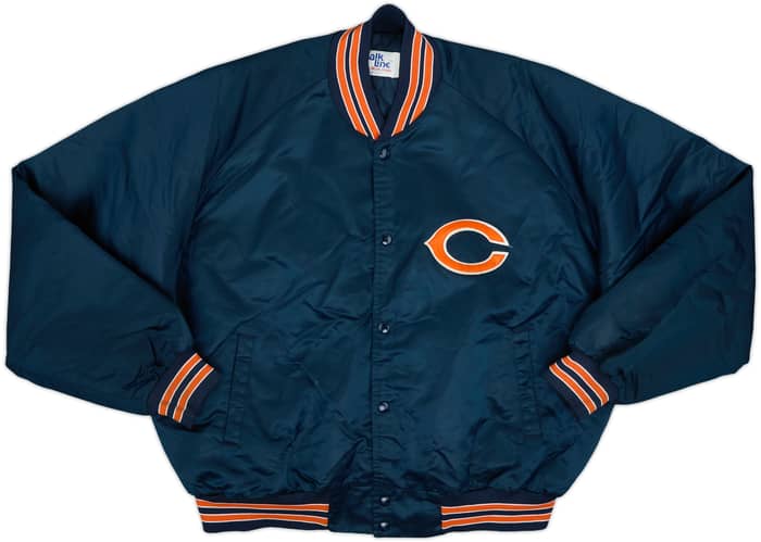 1990s Chicago Bears Chalk Line Satin Varsity Jacket - 8/10 - (XXL)