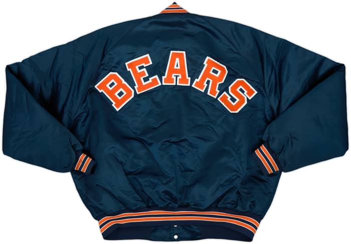 1990s Chicago Bears Chalk Line Satin Varsity Jacket - 8/10 - (XXL)