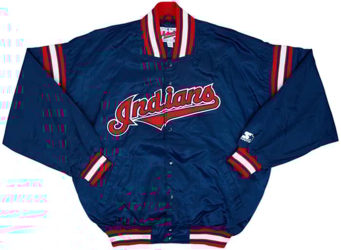 1990s Cleveland Indians Starter Satin Jacket - 9/10 - (XXL)