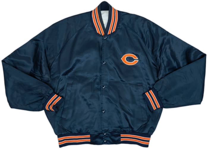1990s Chicago Bears Chalk Line Satin Varsity Jacket - 9/10 - (L)