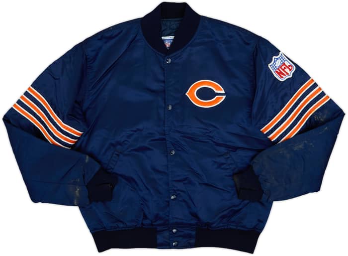 1980s Chicago Bears Starter Satin Varsity Jacket - 6/10 - (L)