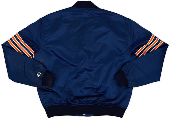 1980s Chicago Bears Starter Satin Varsity Jacket - 6/10 - (L)