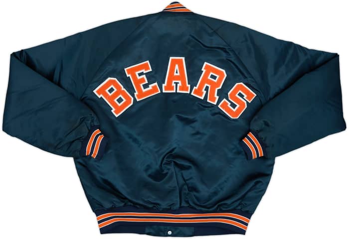1990s Chicago Bears Chalk Line Satin Varsity Jacket - 8/10 - (L)