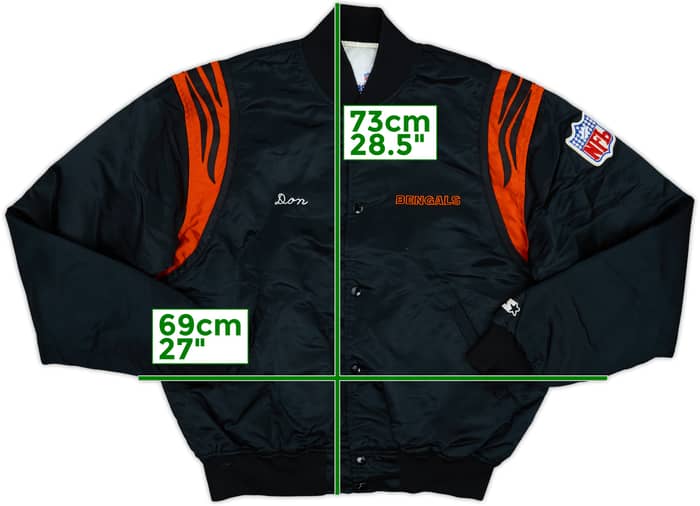 1980s Cincinnati Bengals Starter Satin Varsity Jacket - 8/10 - (XL)