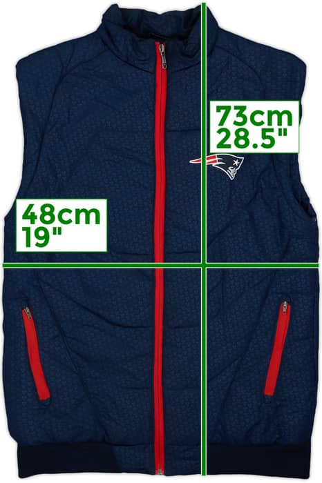 2007 New England Patriots Reebok Padded Gillet - 9/10 - (L.Boys)