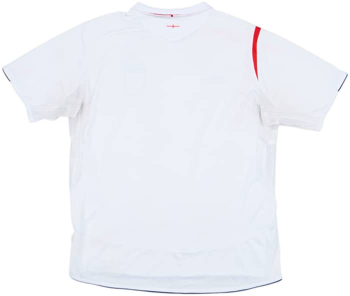 2005-07 England Home Shirt - 4/10 - (XL)