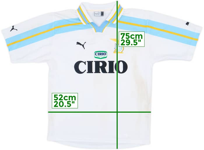 1999-00 Lazio Centenary Basic Home Shirt - 5/10 - (XL.Boys)
