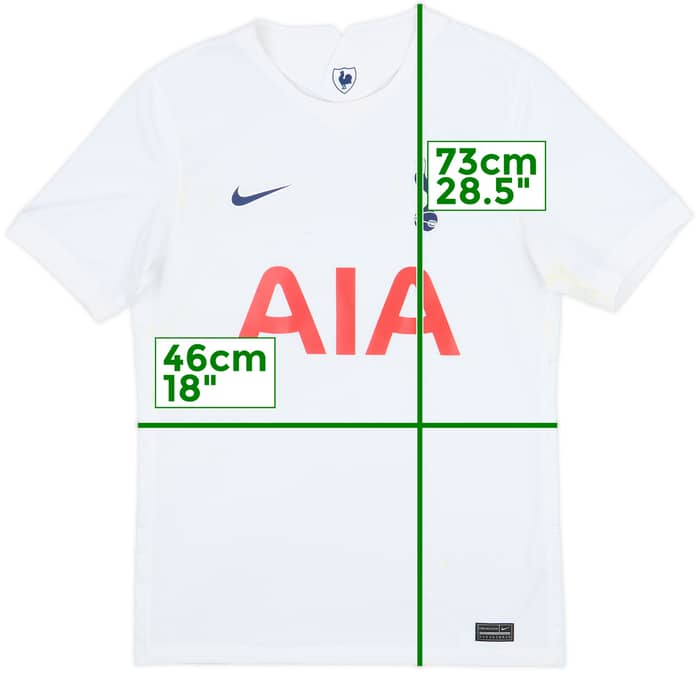 2021-22 Tottenham Home Shirt - 4/10 - (S)
