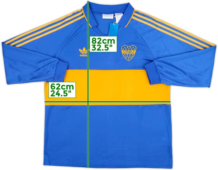 1993 Boca Juniors adidas Originals Reissue Home L/S Shirt #10 (XL)