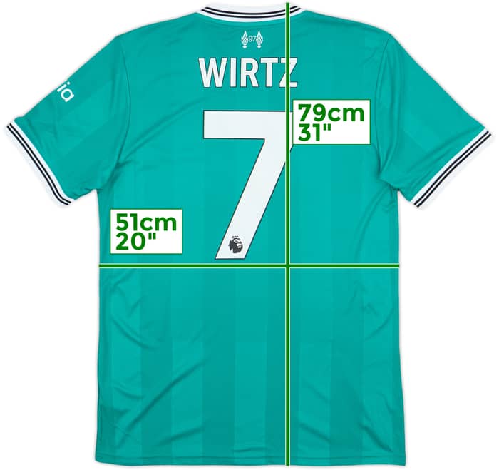 2025-26 Liverpool Third Shirt Wirtz #7 (M)