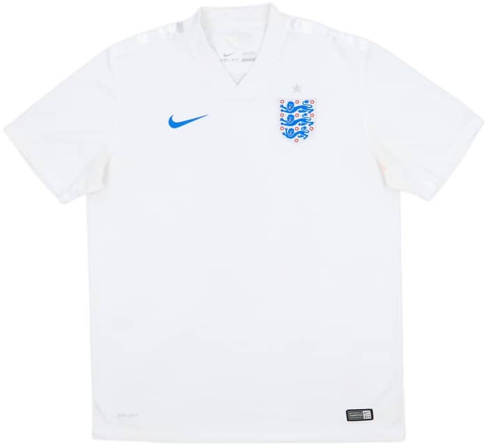 2014-15 England Home Shirt - 3/10 - (L)
