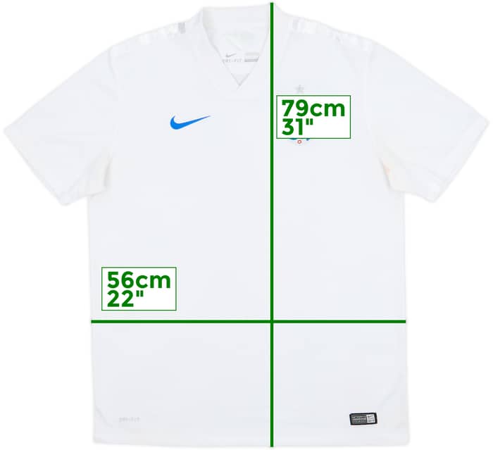 2014-15 England Home Shirt - 3/10 - (L)