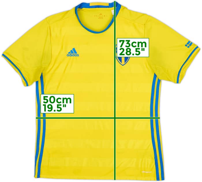 2016-17 Sweden Home Shirt - 3/10 - (M)