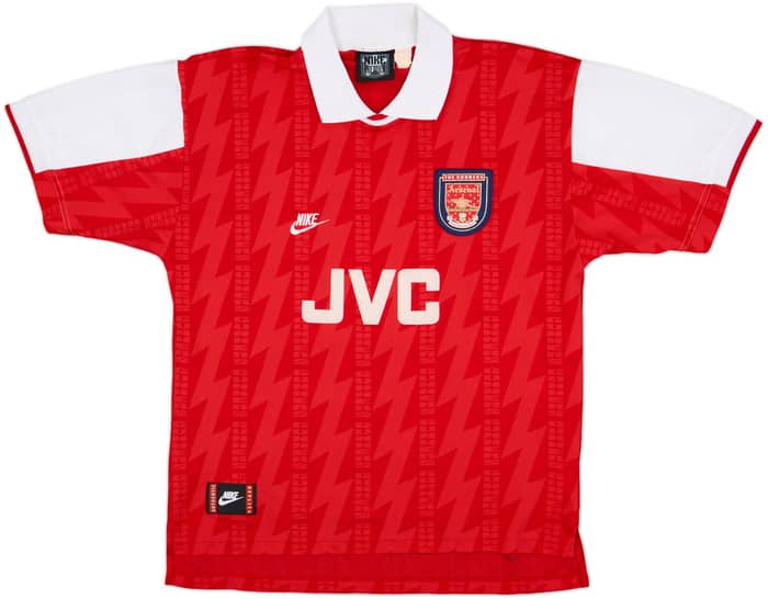 1994-96 Arsenal Home Shirt Bergkamp #10 - 6/10 - (XXL)