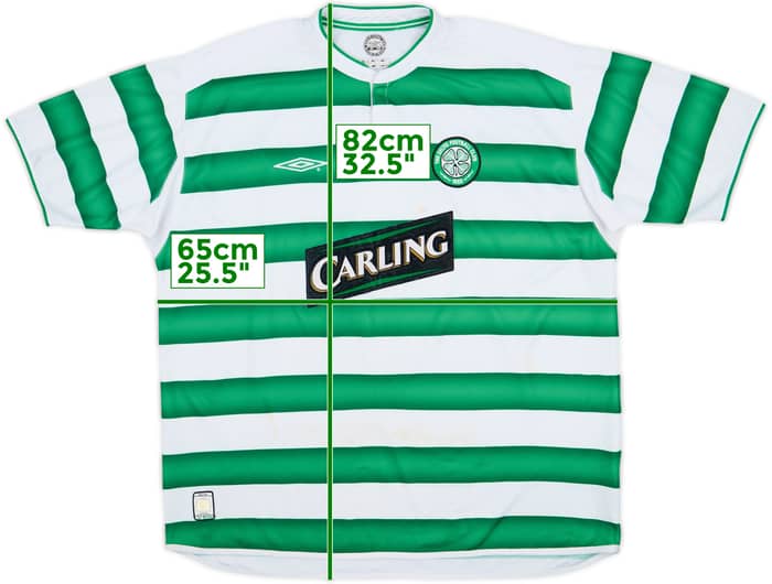 2003-04 Celtic Home Shirt - 5/10 - (XXL)
