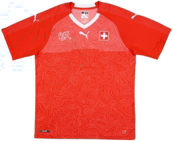 2018-20 Switzerland Home Shirt - 8/10 - (L)