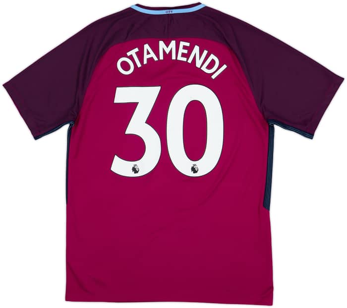 2017-18 Manchester City Away Shirt Otamendi #30 - 6/10 - (L)