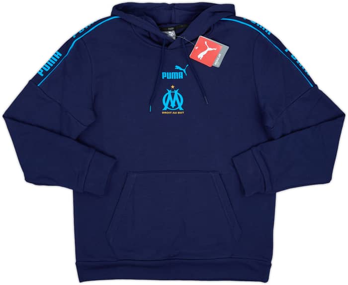 2020-21 Marseille Puma Hooded Sweat Top (M)