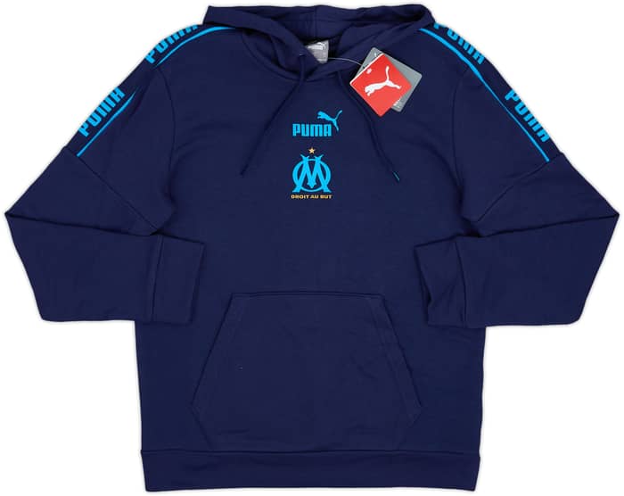 2020-21 Marseille Puma Hooded Sweat Top (S)
