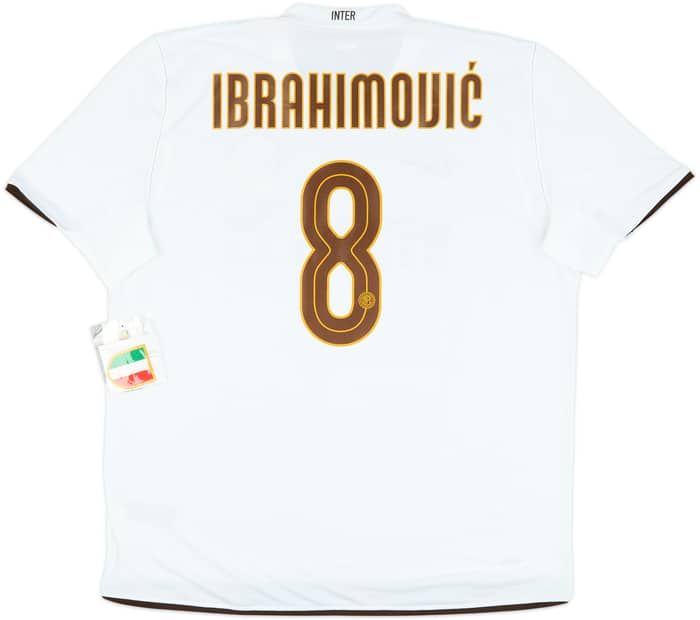 2008-09 Inter Milan Away Shirt Ibrahimovic #8 (XXL)