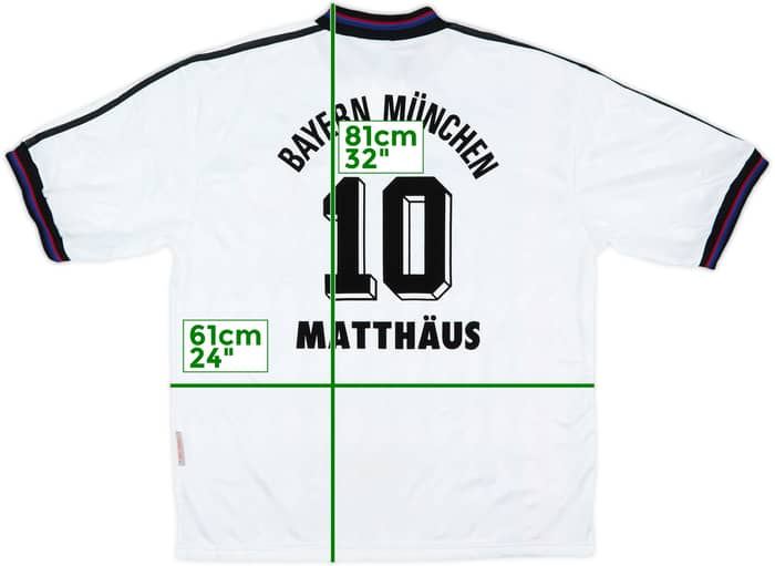 1996-98 Bayern Munich Away Shirt Matthaus #10 (XL)