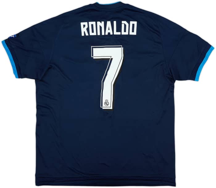 Camiseta de la tercera equipación del Real Madrid 2015-16 Ronaldo #7 (L)