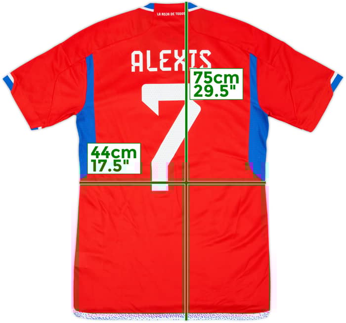 2022-23 Chile Home Shirt Alexis #7 (S)