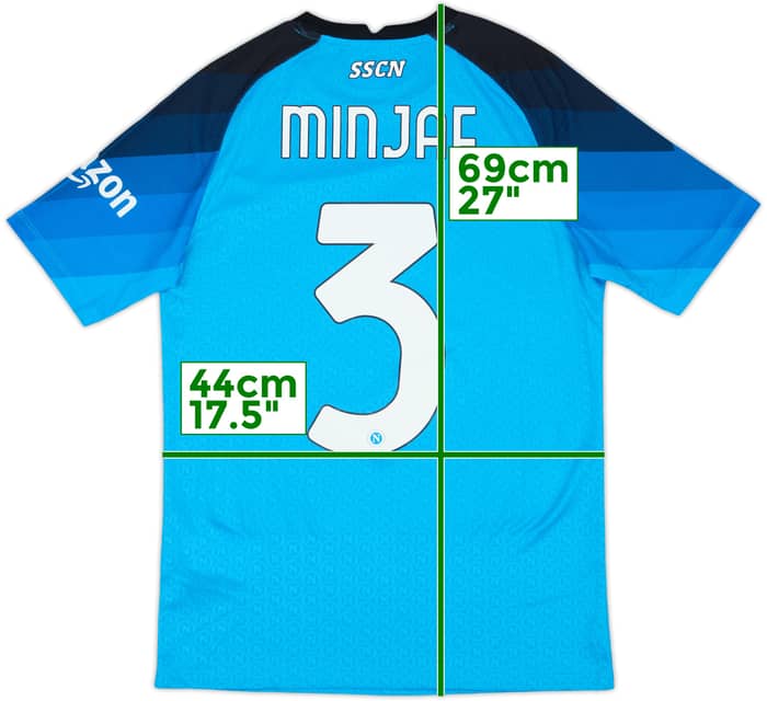 2022-23 Napoli Authentic Home Shirt Min Jae #3 (S)