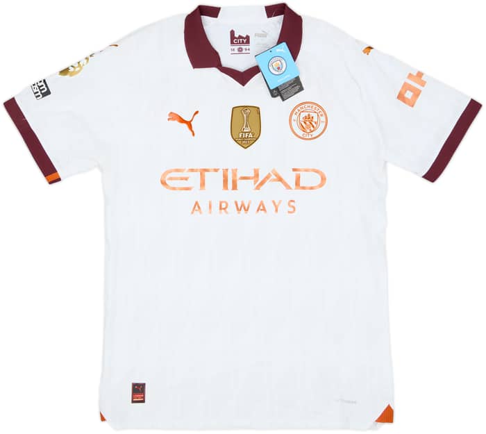 2023-24 Manchester City Authentic Away Shirt Haaland #9 (L)