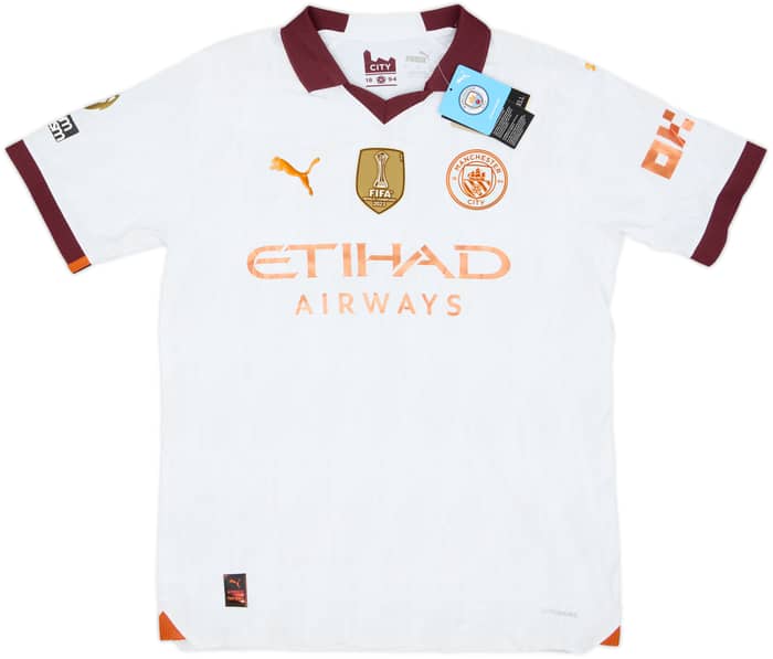 2023-24 Manchester City Authentic Away Shirt Haaland #9 (M)
