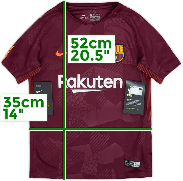 2017-18 Barcelona Third Shirt (7-8 Years)