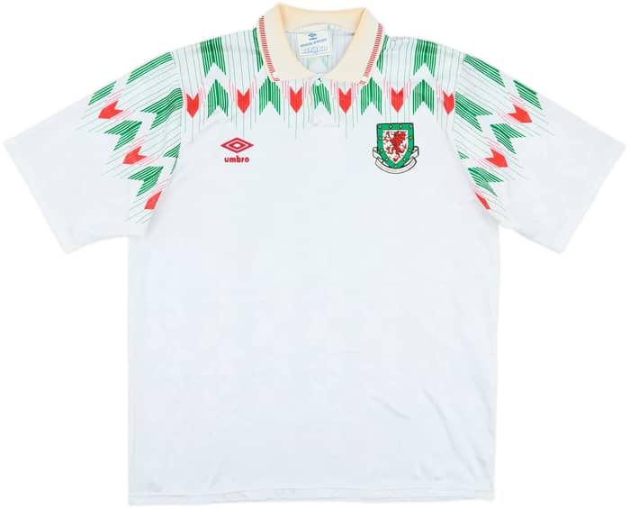 1990-92 Wales Away Shirt - 7/10 - (XL)