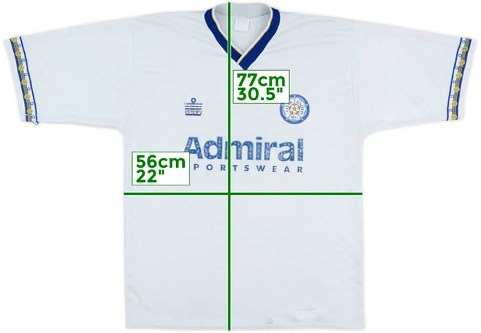 1992-93 Leeds United Home Shirt - 5/10 - (XL)