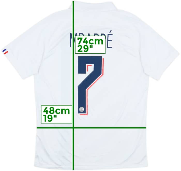 2019-20 Paris Saint-Germain Third Shirt Mbappe #7 - 6/10 - (M)