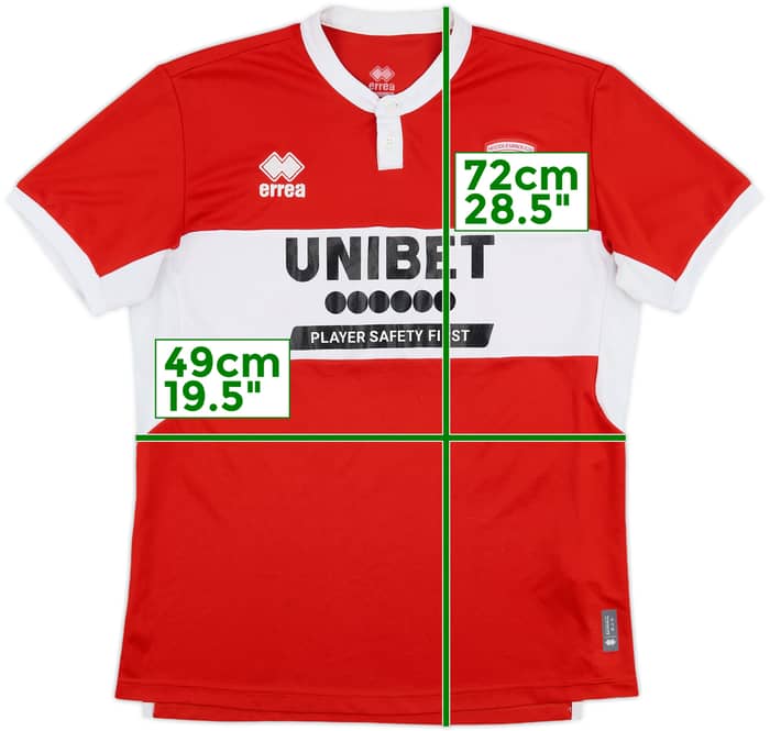 2022-23 Middlesbrough Home Shirt - 5/10 - (S)